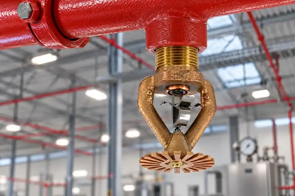 Islak borulu sprinkler sistemi — detay görünümü 1
