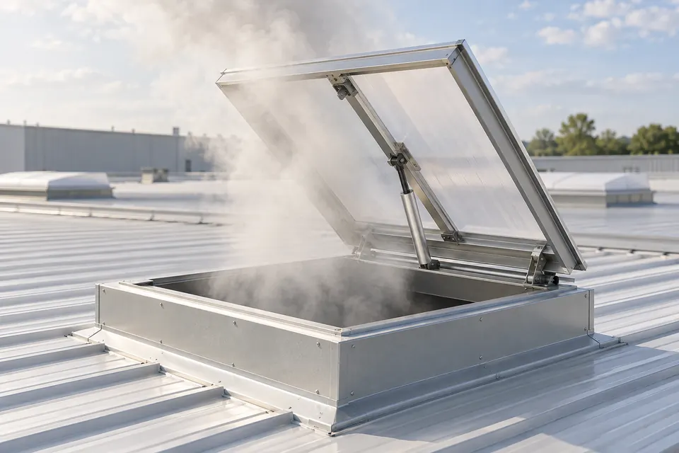 Representative view for Natural smoke and heat exhaust systems