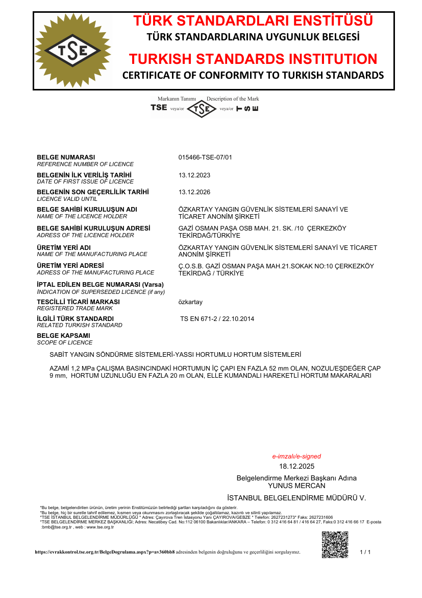 TS EN 671-2 TSE belgesi önizlemesi